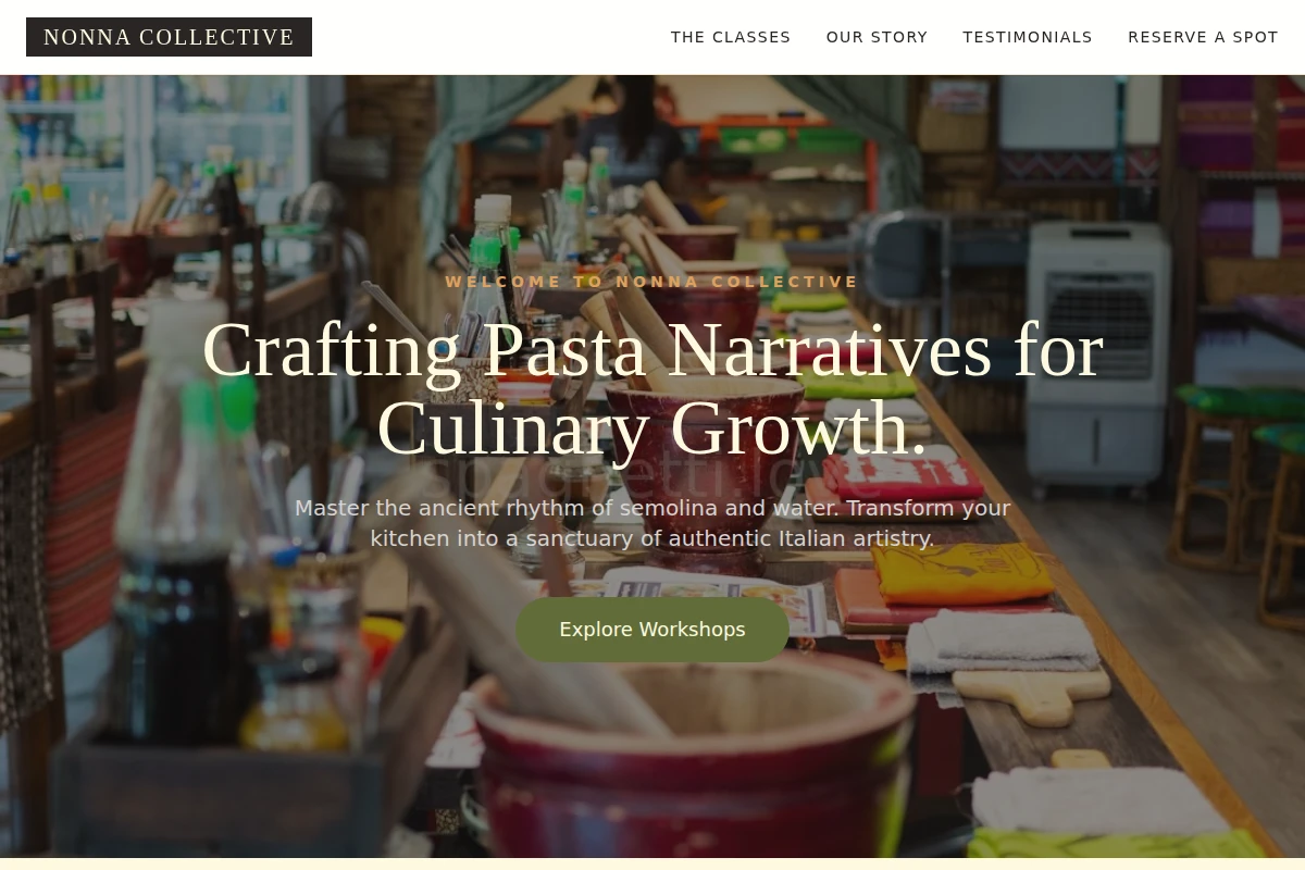 semolina Cooking Class
