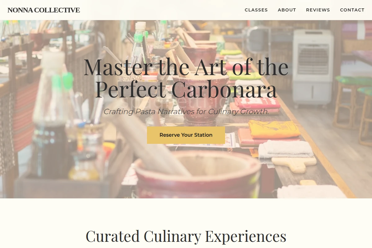 carbonara Cooking Class