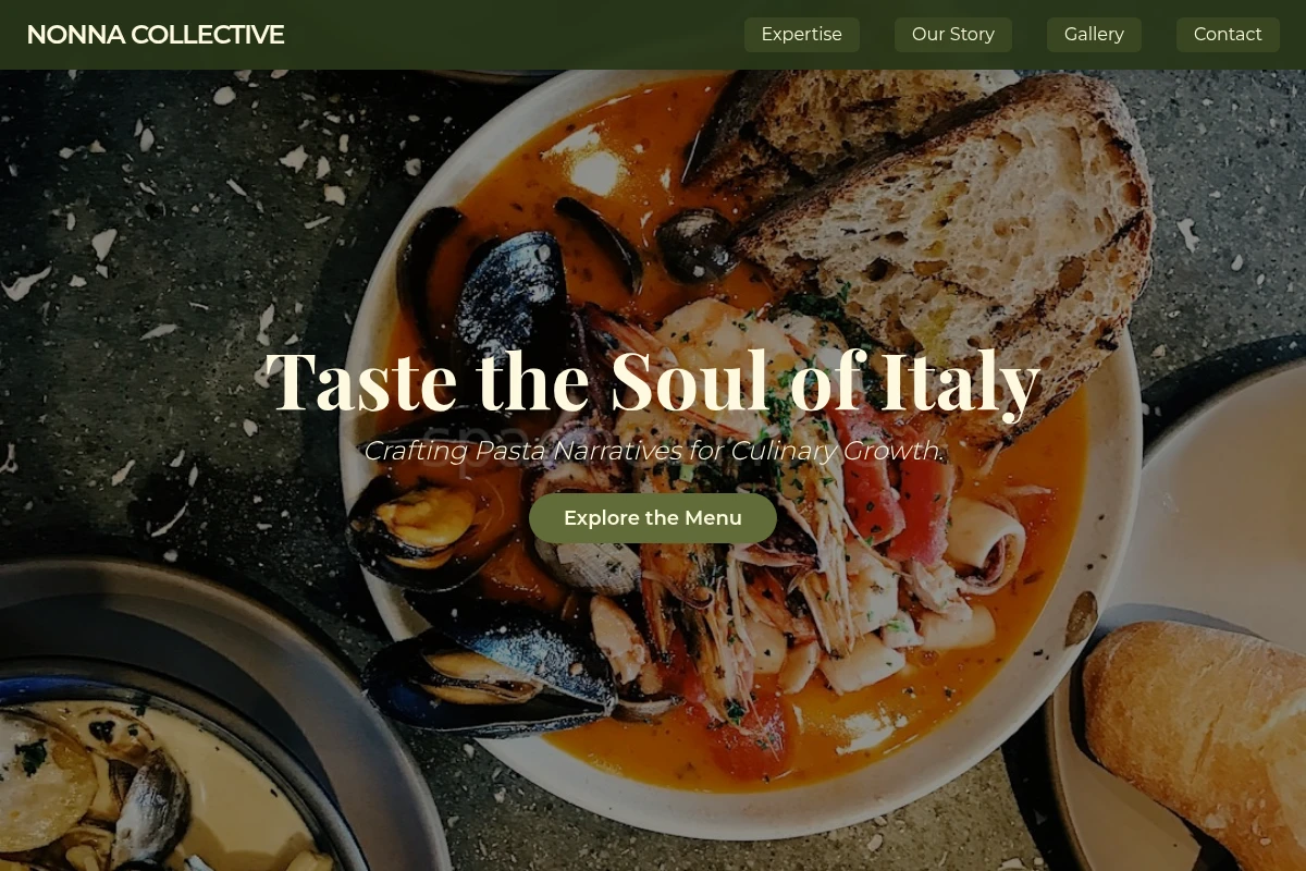 linguine Italian Food