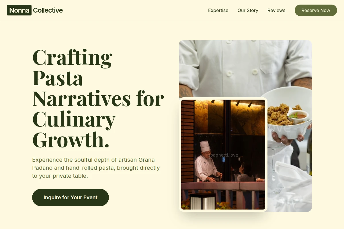 grana padano Private Chef